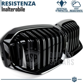 REJILLA Delanteras para BMW Serie 3 G20 G21 (desde 2022), Doble Pasillo | Negro Brillante Tuning M