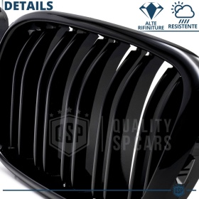 GRIGLIE Doppio Rene per BMW Serie 5 E39, Mascherine Anteriori Nero Lucido | Calandre Tuning M5