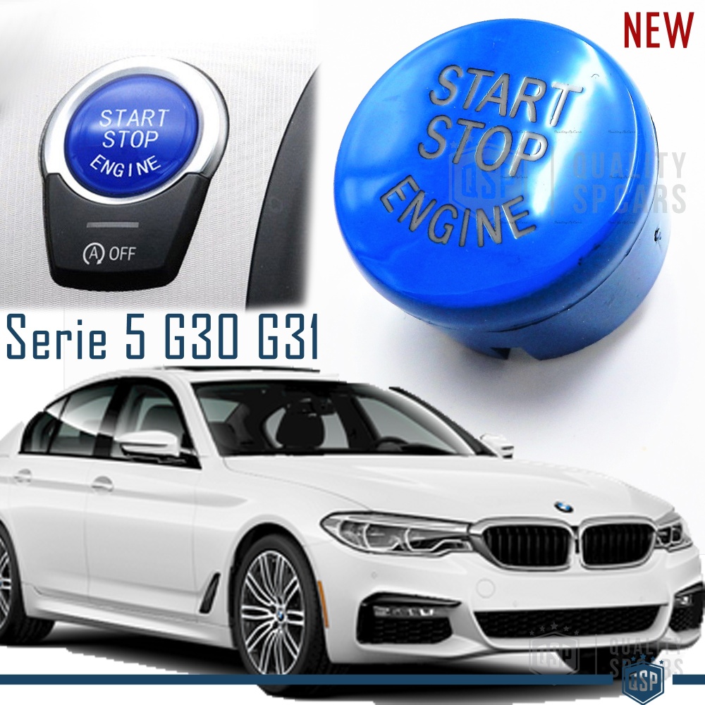 LLAVE BOTÓN DE ENCENDIDO DEL MOTOR AZUL "START STOP ENGINE" EN ABS PARA BMW SERIE 5 ( G30 G31 ) con Bóton OFF, ANTICHUADO NO HUELLAS LLAVE BOTÓN DE ENCENDIDO DEL MOTOR AZUL "START STOP ENGINE" EN ABS PARA BMW SERIE 5 ( G30 G31 ) con Bóton OFF, ANTICHUADO NO HUELLAS