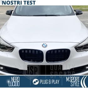 REJILLAS Delanteras para BMW Serie 5 GT F07, Doble Pasillo | Negro Brillante Tuning M