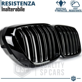 REJILLAS Delanteras para BMW Serie 6 GT (G32) 17-20, Doble Pasillo | Negro Brillante Tuning M