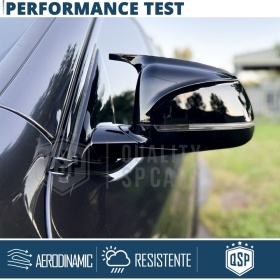 Tapas de Espejo Retrovisor para Bmw X3 X4 X5 X6 X7 iX3, Cubiertas Rígidas Negro Brillante | Garantía por Vida