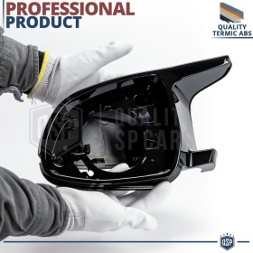 Tapas de Espejo Retrovisor para Bmw X3 X4 X5 X6 X7 iX3, Cubiertas Rígidas Negro Brillante | Garantía por Vida