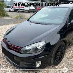 REJILLA Delantera para Vw GOLF 6 GTI Style Parrilla Tuning Negro Brillante Raya Roja