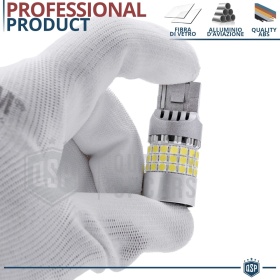 1 Bombilla LED T20 W21W, SIN ERRORES Super CANbus | Luz Blanca Potente 3.600LM | Plug & Play