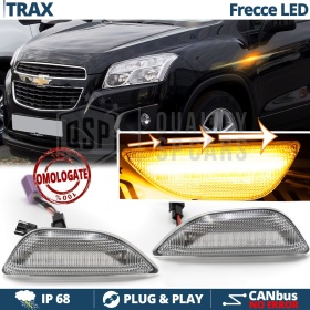 Dynamic LED Side Marker for Chevrolet TRAX E-Approved | White Lens, CANbus No Error