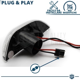 Dynamic LED Side Marker for Chevrolet TRAX E-Approved | White Lens, CANbus No Error