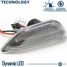 Dynamic LED Side Marker for Chevrolet TRAX E-Approved | White Lens, CANbus No Error