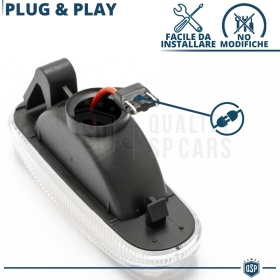 X2 Intermitentes LED para Citroen Nemo Secuenciales Homologados, CANBUS No Error