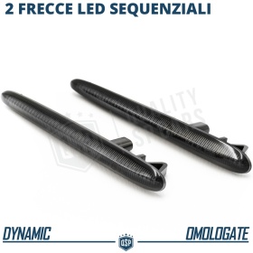 X2 Intermitentes LED para Alfa Romeo Giulietta Secuenciales Homologados, Lente Negra, CANBUS No Error
