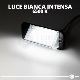 2 Plafones LED Matrícula para BMW Serie 3 (E36) 90-00 | Canbus, Plug & Play | 18 LED 6.500K Blanco Frío