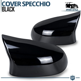 Tapas de Espejo Retrovisor para Bmw X3, X4, X5, X6 | Cubiertas Rígidas Negro Brillante | Garantía por Vida