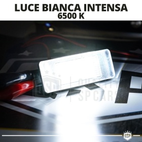 2 Plafones LED Matrícula para LANCIA Phedra (02-11) | Canbus, Plug & Play | 18 LED 6.500K Blanco Frío