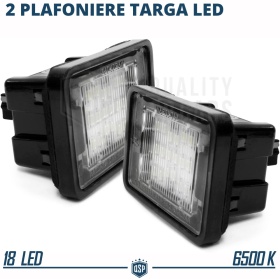 2 Luces de Matricula LED para MERCEDES GLK (X204) CANBUS 18 LED 6.500K BLANCO FRIO Plug & Play