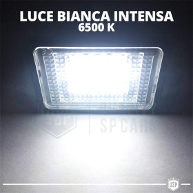 2 Luces de Matricula LED para MERCEDES GLK (X204) CANBUS 18 LED 6.500K BLANCO FRIO Plug & Play