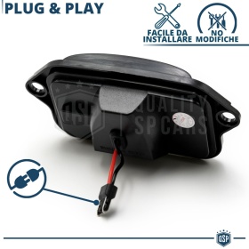 Luce de Matricula LED para Ford Mustang 5 (05-10) | CANbus 6500K Blanco Frío, Plug & Play
