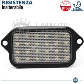 Luce de Matricula LED para Ford Mustang 5 (05-10) | CANbus 6500K Blanco Frío, Plug & Play