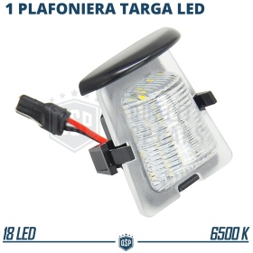 Luce de Matricula LED Canbus para Jeep Wrangler JK | 6.500k Blanco Frío, Plug & Play