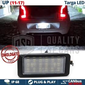 Luci Targa LED Specifiche per VW Up | Placchetta Led CANbus, Luce Bianca POTENTE, Omologata