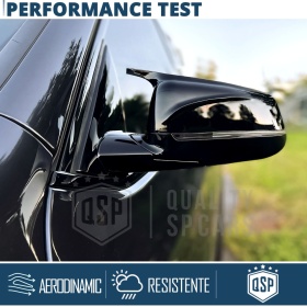 Tapas de Espejo Retrovisor para Bmw X5, X6 | Cubiertas Rígidas Negro Brillante | Garantía por Vida