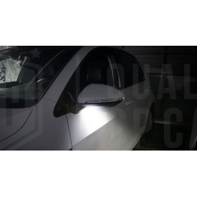 2 LUCES CHARCO DEBAJO ESPEJOS LED para VW GOLF 7, CANBUS 6.500K BLANCO FRIO Plug & Play