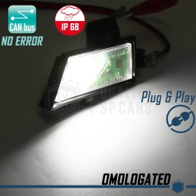 2 LUCES CHARCO DEBAJO ESPEJOS LED para VW GOLF 7, CANBUS 6.500K BLANCO FRIO Plug & Play