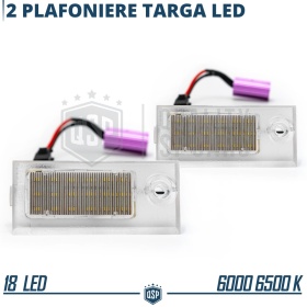 Luci Targa LED Per AUDI A6 C5 Berlina | Placchette Led CANbus, Luce Bianca POTENTE 6500K