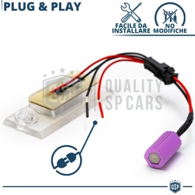 Luci Targa LED Per AUDI A6 C5 Berlina | Placchette Led CANbus, Luce Bianca POTENTE 6500K