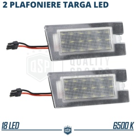 Luces de Matricula LED Canbus para Jeep Cherokee KL | 6.500k Blanco Frío, Plug & Play