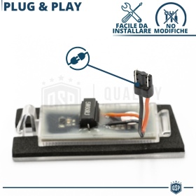 Luces de Matricula LED Canbus para Jeep Cherokee KL | 6.500k Blanco Frío, Plug & Play