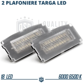 Luces de Matrícula LED para Maserati Ghibli M157 | Plafones CANbus 6500K Blanco Frío