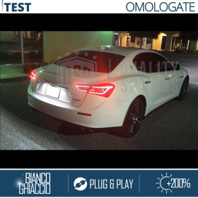 Luces de Matrícula LED para Maserati Ghibli M157 | Plafones CANbus 6500K Blanco Frío