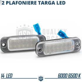 Luces de Matrícula LED para Mercedes CLASE G W463 Facelift | Plafones CANbus 6500K Blanco Frío