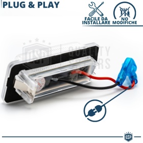 Luces de Matrícula LED para Mercedes SPRINTER W901-5 | Plafones CANbus 6500K Blanco Frío