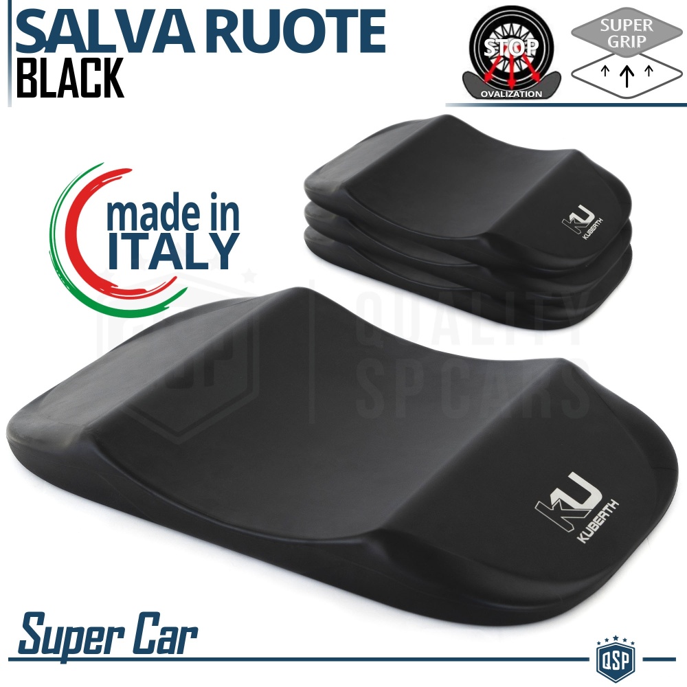 Protectores de Neumáticos Anti Deformación, Negros | Originales KUBERTH S Supercar HECHO EN ITALIA