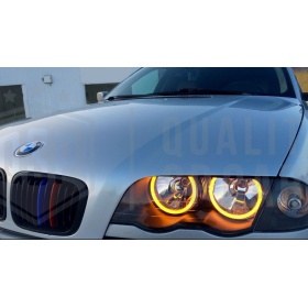 COVER Fasce calandra PER Bmw Serie 3 (E46) 1997-2001 PRE - RESTYLING in Colori M SPORT Rigide