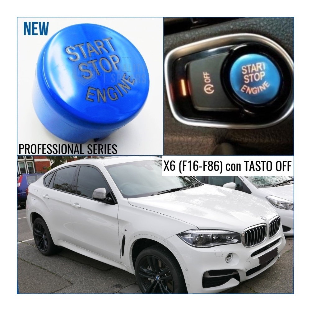 LLAVE BOTÓN DE ENCENDIDO DEL MOTOR AZUL "START STOP ENGINE" EN ABS PARA BMW SERIE X6 ( F16 F86 ) con Bóton OFF, ANTICHUADO NO HUELLAS LLAVE BOTÓN DE ENCENDIDO DEL MOTOR AZUL "START STOP ENGINE" EN ABS PARA BMW SERIE X6 ( F16 F86 ) con Bóton OFF, ANTICHUADO NO HUELLAS