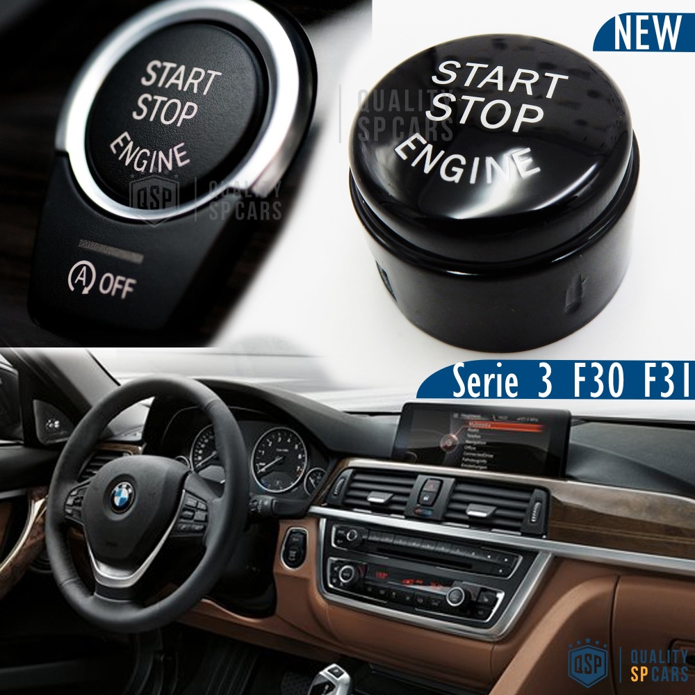 LLAVE BOTÓN DE ENCENDIDO DEL MOTOR NEGRO "START STOP ENGINE" EN ABS PARA BMW SERIE 3 ( F30 F31) con Bóton OFF, ANTICHUADO NO HUELLAS LLAVE BOTÓN DE ENCENDIDO DEL MOTOR NEGRO "START STOP ENGINE" EN ABS PARA BMW SERIE 3 ( F30 F31) con Bóton OFF, ANTICHUADO NO HUELLAS