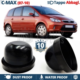 1 Deeper HEADLIGHT CLOSING CAP for FORD C-MAX I FACELIFT (07-10) High Beam DUST WATER Cover for Kit Led Xenon installation
