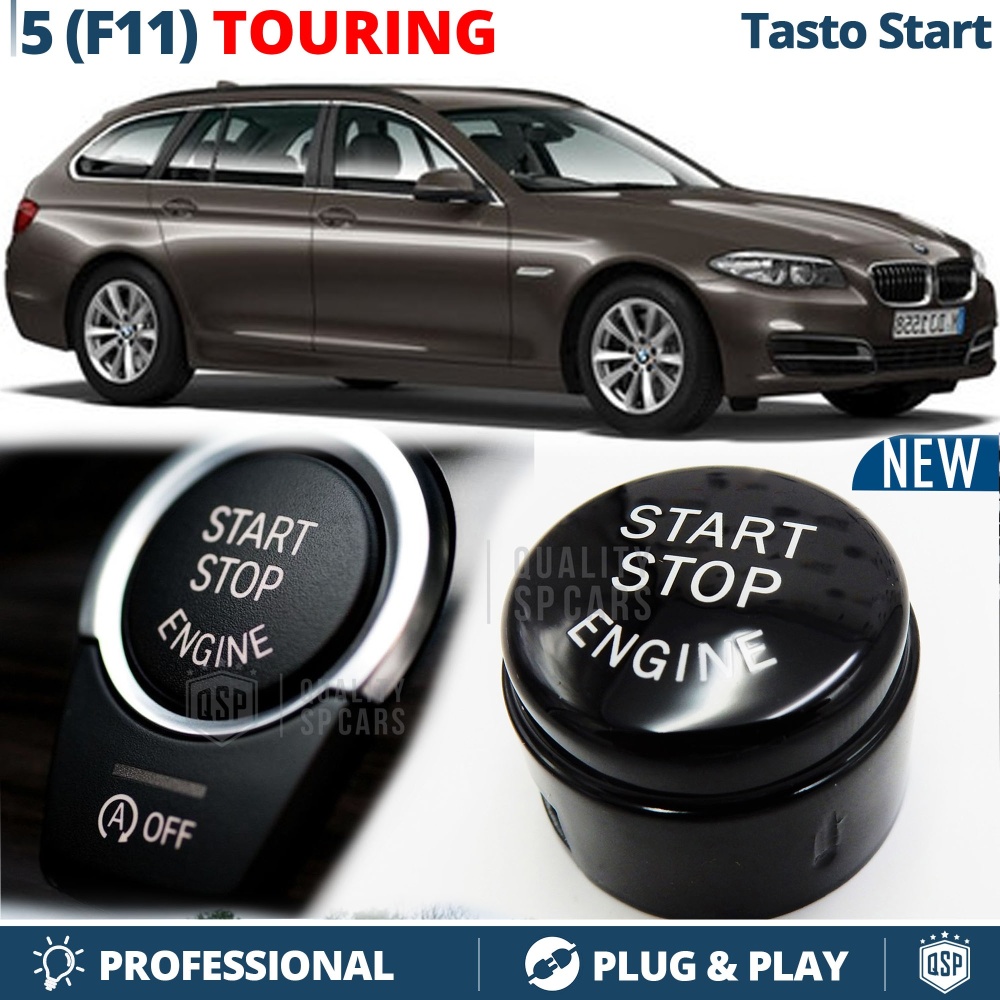 Llave Botón Encendido Motor START STOP para BMW Serie 5 F11 TOURING Con Bóton OFF Negro Llave Botón Encendido Motor START STOP para BMW Serie 5 F11 TOURING Con Bóton OFF Negro