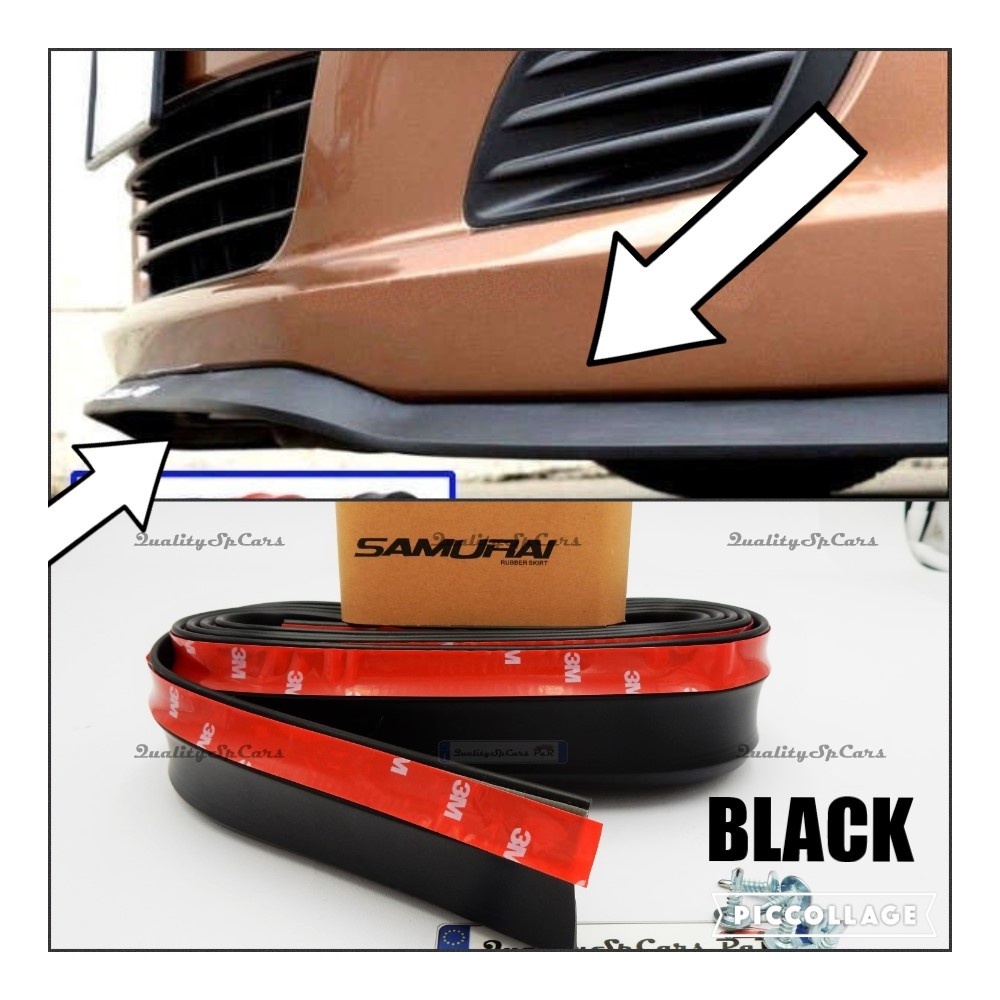 SPOILER Alerón Adhesivo PARA CITROEN C1-C2, LABIO parachoques LIP o Faldones Laterales en EPDM NEGRO flexible SPOILER Alerón Adhesivo PARA CITROEN C1-C2, LABIO parachoques LIP o Faldones Laterales en EPDM NEGRO flexible