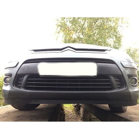SPOILER Alerón Adhesivo PARA CITROEN C3 II-III, LABIO parachoques LIP o Faldones Laterales en EPDM NEGRO flexible