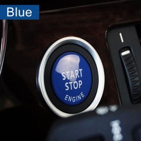 LLAVE BOTÓN DE ENCENDIDO DEL MOTOR AZUL "START STOP ENGINE" EN ABS PARA BMW VERSIONES F y G Sin Bóton OFF, ANTICHUADO NO HUELLAS