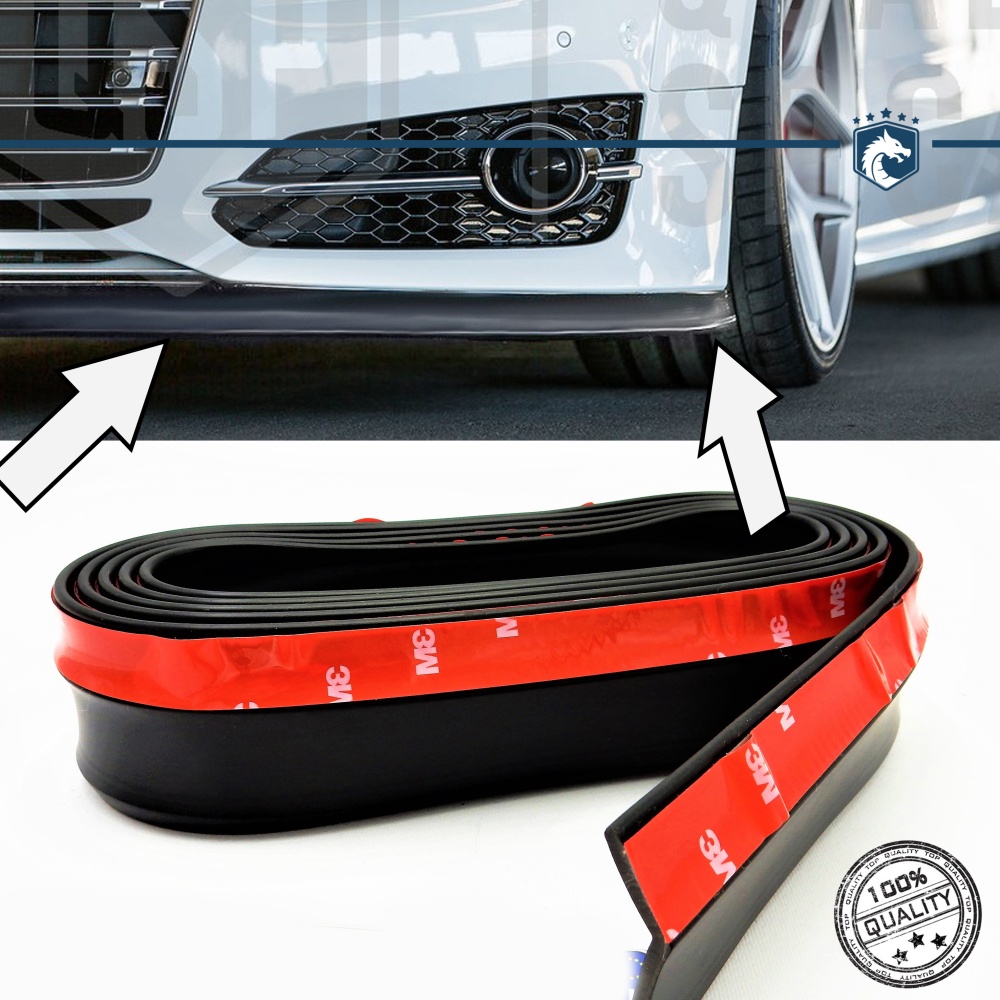SPOILER Alerón Adhesivo PARA CITROEN C6-C8, LABIO parachoques LIP o Faldones Laterales en EPDM NEGRO flexible SPOILER Alerón Adhesivo PARA CITROEN C6-C8, LABIO parachoques LIP o Faldones Laterales en EPDM NEGRO flexible