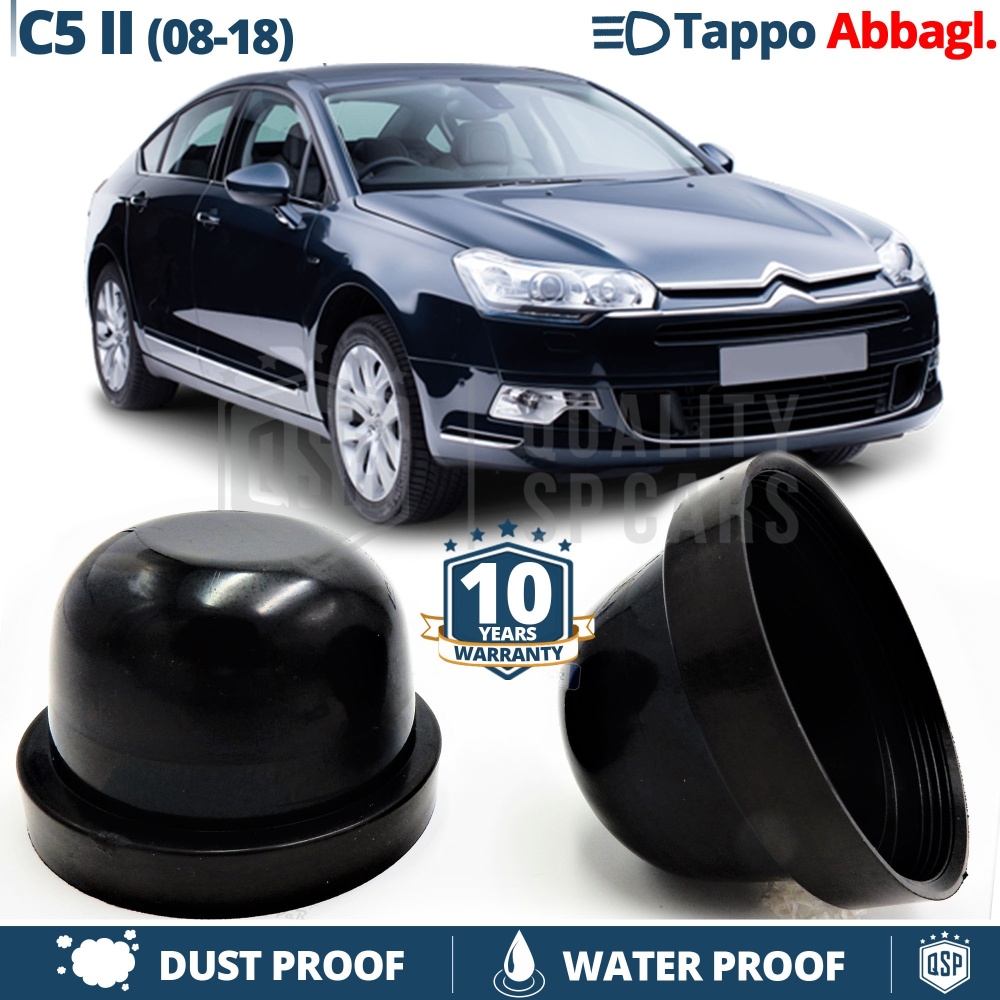 1 Deeper HEADLIGHT CLOSING CAP for CITROEN C5 II (08-18) High Beam DUST WATER Cover for Kit Led Xenon installation 1 Deeper HEADLIGHT CLOSING CAP for CITROEN C5 II (08-18) High Beam DUST WATER Cover for Kit Led Xenon installation