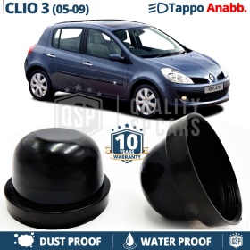 1 TAPÓN GUARDAPOLVO de faro para RENAULT CLIO mk3 (05-09) Luces de Cruce Cubierta Bombilla 80 mm para Installación Kit Led Xenon