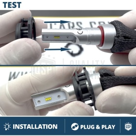 2X Adaptatores del Retenedor Soporte Bombilla para Montaje KIT LED H7 para MAZDA
