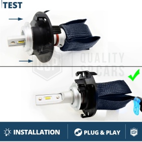 2X Adaptatores del Retenedor Soporte Bombilla para Montaje KIT LED H7 para HYUNDAI