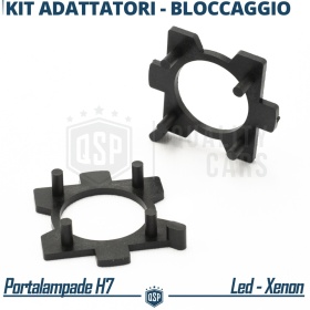 2X Adaptatores del Retenedor Soporte Bombilla para Montaje KIT LED H7 para Mazda