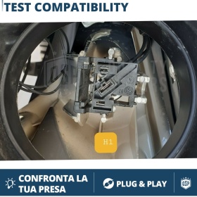 2X Adaptatores del Retenedor Soporte Bombilla para Montaje KIT LED H1 para Ford Focus III (2014-2018) Luces de CARRETERA